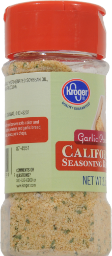 Kroger® Garlic Powder California Seasoning Blend Perspective: left