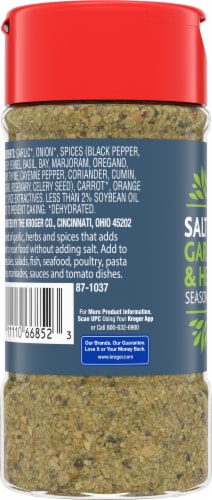 Kroger® Salt Free Zesty Blend Garlic Herb Seasoning Perspective: left