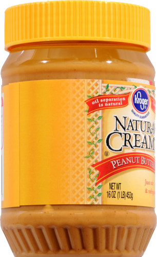 Kroger® Natural Creamy Peanut Butter Perspective: left
