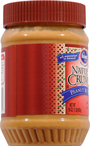 Kroger® Natural Crunchy Peanut Butter Perspective: left