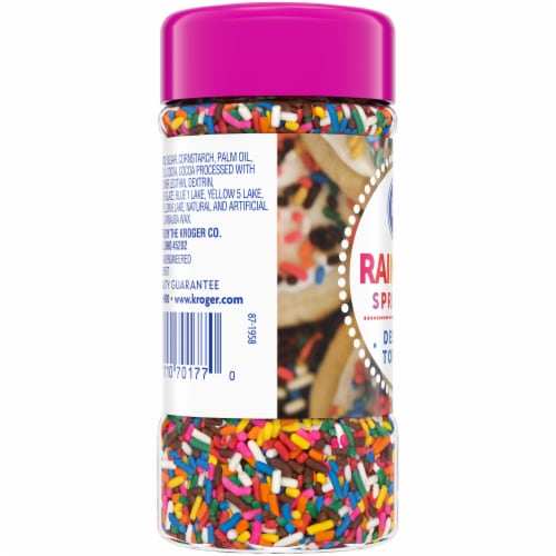 Kroger® Rainbow Sprinkles Dessert Topping Perspective: left