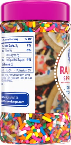 Kroger® Rainbow Sprinkles Dessert Topping Perspective: left
