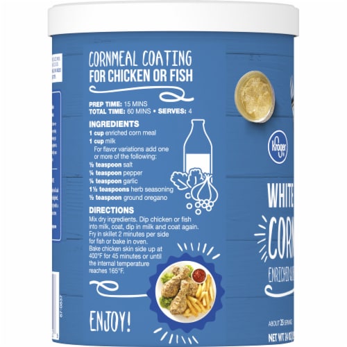 Kroger® White Cornmeal Enriched and Degerminated Perspective: left