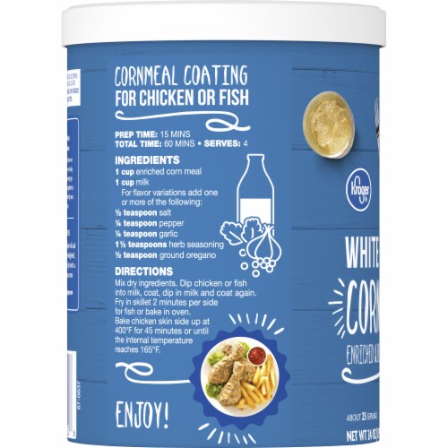 Kroger® White Cornmeal Enriched and Degerminated Perspective: left
