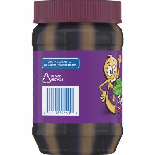 Kroger® Yipes Stripes Grape Jelly & Creamy Peanut Butter Perspective: left