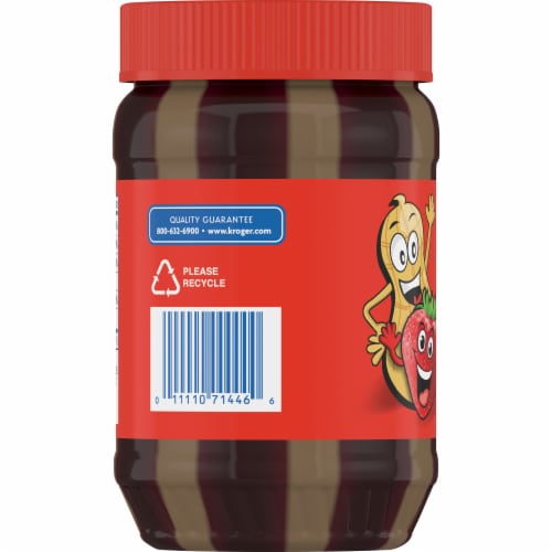 Kroger® Yipes Stripes Strawberry Jelly & Creamy Peanut Butter Perspective: left