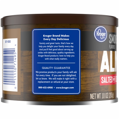 Kroger® Smoke Flavored Salted with Sea Salt Almonds Perspective: left