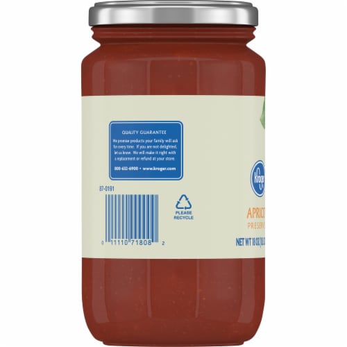 Kroger® Apricot Preserves Jar Perspective: left