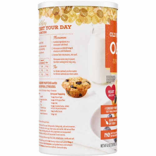 Kroger® Old Fashioned Whole Grain Oats Perspective: left
