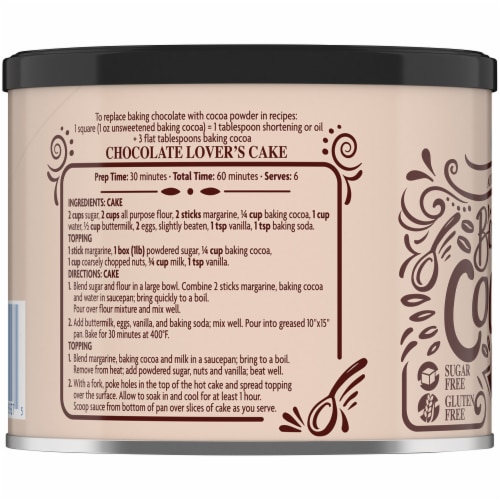 Kroger® Sugar Free Baking Cocoa Perspective: left