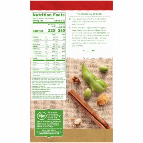 Simple Truth® High Protein Multigrain Granola Cereal Perspective: left