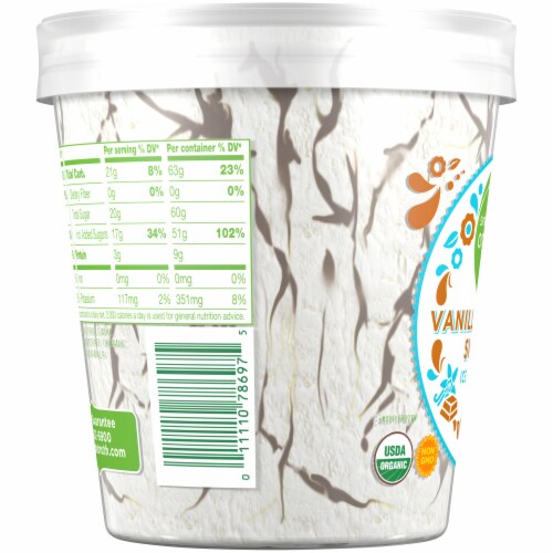 Simple Truth Organic™ Vanilla Fudge Swirl Ice Cream Perspective: left