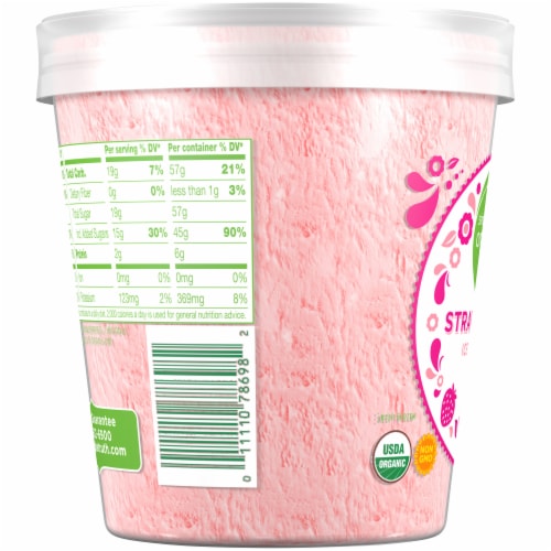 Simple Truth Organic™ Strawberry Ice Cream Perspective: left