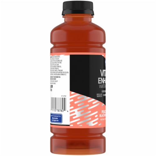 Kroger® Vitamin Enhanced Peach Blackberry Bottled Water Perspective: left
