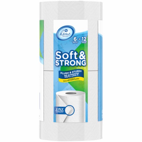 Kroger® Soft & Strong Double Roll Bath Tissue Perspective: left