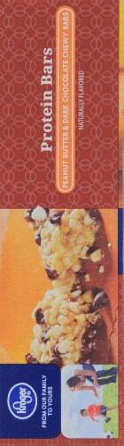 Kroger® Peanut Butter & Dark Chocolate Chewy Protein Bars Perspective: left