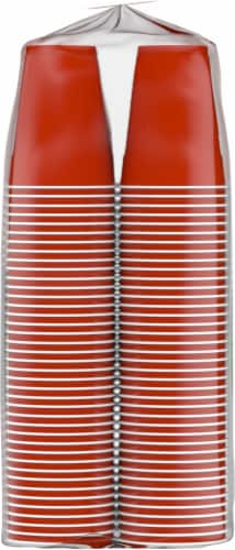 Hefty Party on Disposable Plastic Cups, Blue, 18 Ounce, 120 Count