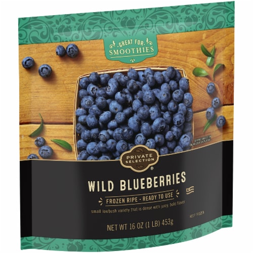 Private Selection® Frozen Wild Blueberries Perspective: left