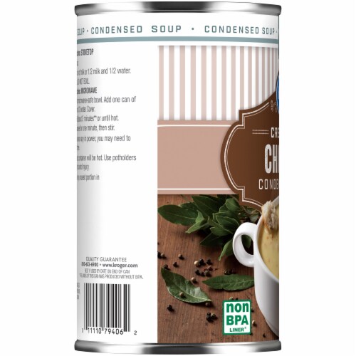 Kroger® Cream of Chicken Condensed Soup Can Perspective: left