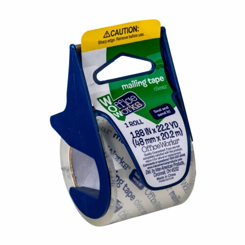Office Works® Mailing Tape - Clear Perspective: left