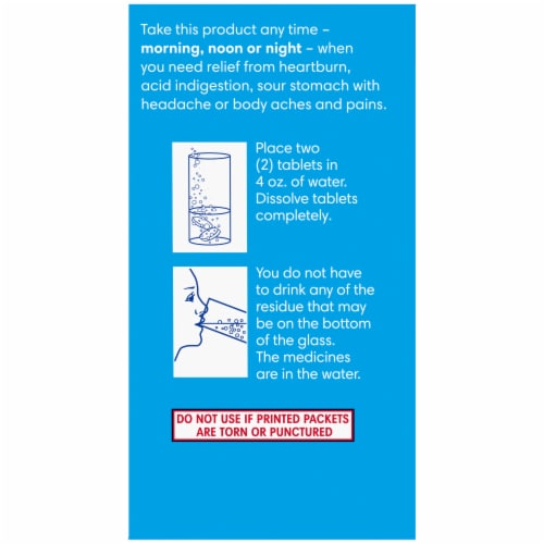 Kroger® Antacid & Pain Relief Original Flavor Effervescent Tablets Perspective: left