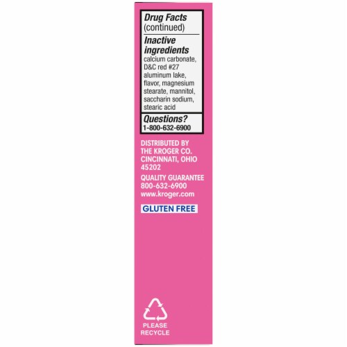 Kroger® Stomach Relief Chewable Tablets 262mg Perspective: left