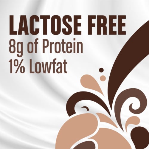 Kroger® Lactose Free 1% Chocolate Milk Perspective: left