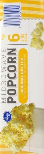 Kroger® Original Butter Microwave Popcorn Perspective: left