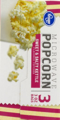 Kroger® Sweet & Salty Kettle Microwave Popcorn Perspective: left