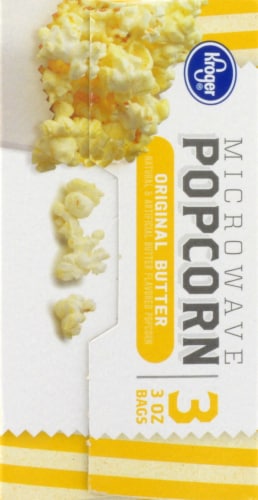 Kroger® Original Butter Microwave Popcorn Perspective: left