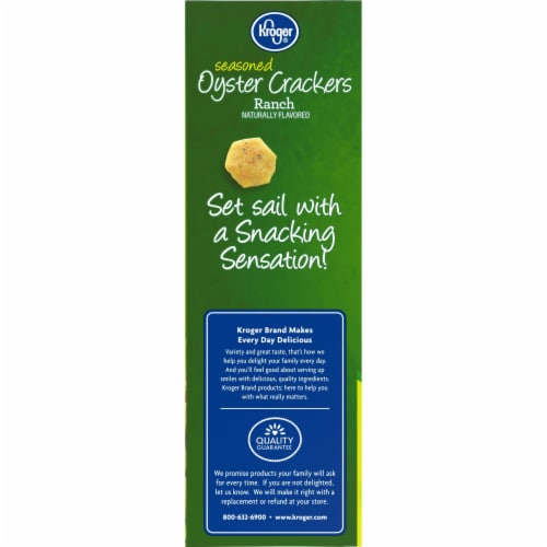 Kroger® Ranch Seasoned Oyster Crackers Perspective: left