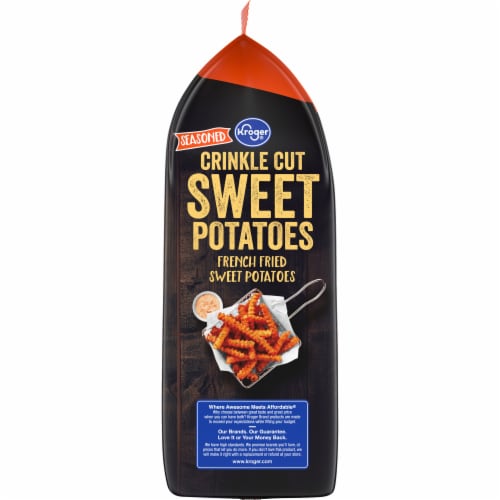 Kroger® Crinkle Cut Sweet Potato French Fries Perspective: left