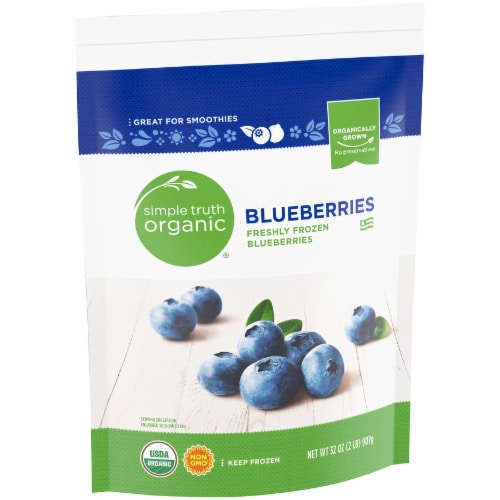 Simple Truth Organic® Frozen Blueberries Perspective: left