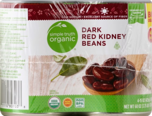 Simple Truth Organic® Dark Red Kidney Beans BIG Deal! Perspective: left