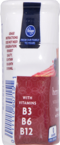 Kroger® Vitamin Berry Pomegranate Liquid Water Enhancer Perspective: left