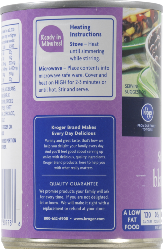 Kroger® Seasoned Black Beans Perspective: left