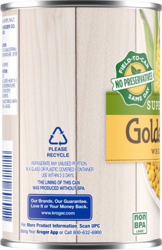 Kroger® Supersweet Whole Kernel Canned Golden Corn Perspective: left