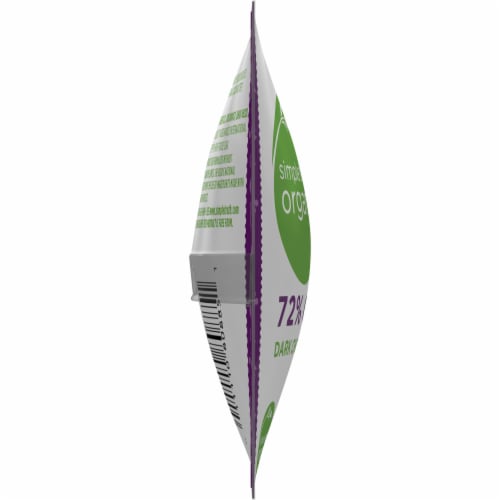 Simple Truth Organic™ 72% Cacao Dark Chocolate Chunks Perspective: left
