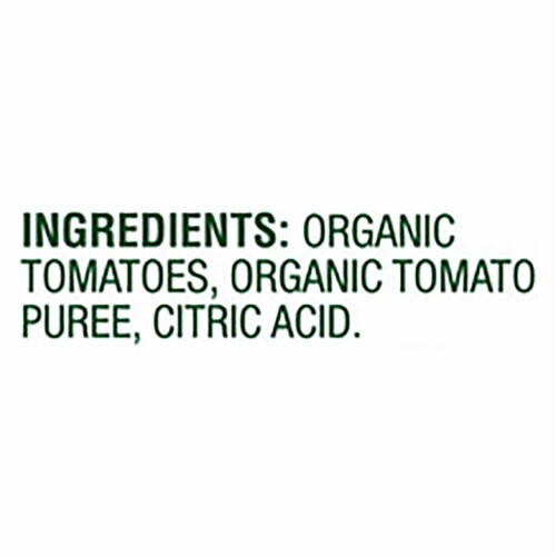 Simple Truth Organic® No Salt Added Crushed Tomatoes Perspective: left