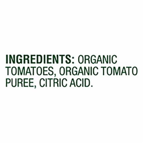 Simple Truth Organic® No Salt Added Crushed Tomatoes Perspective: left
