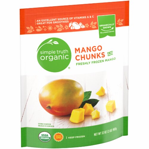 Simple Truth Organic® Freshly Frozen Mango Chunks Perspective: left