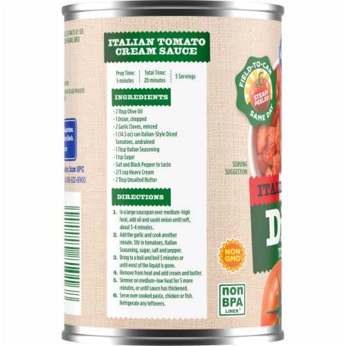 Kroger® Italian Style Diced Tomatoes Perspective: left