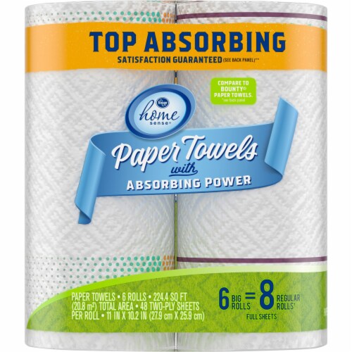 Kroger® Full Sheet Paper Towels With Absorbing Power Perspective: left