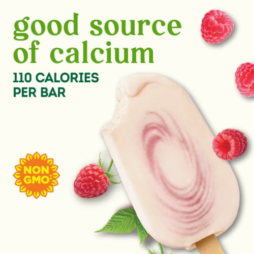 Simple Truth™ Raspberry Cheesecake Frozen Greek Yogurt Bars Perspective: left