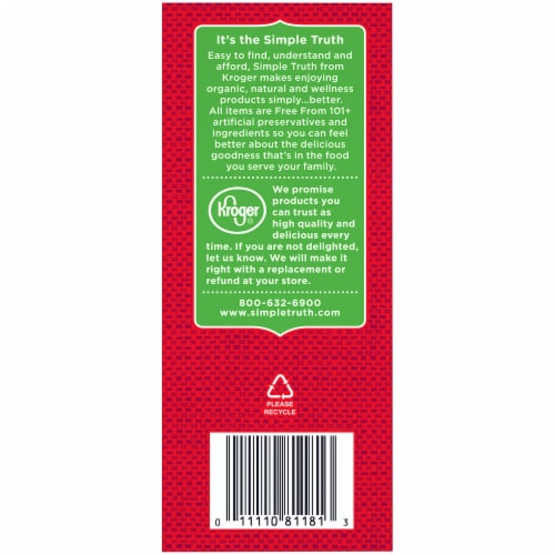 Simple Truth Organic™ Butter Flavor Microwave Popcorn Perspective: left