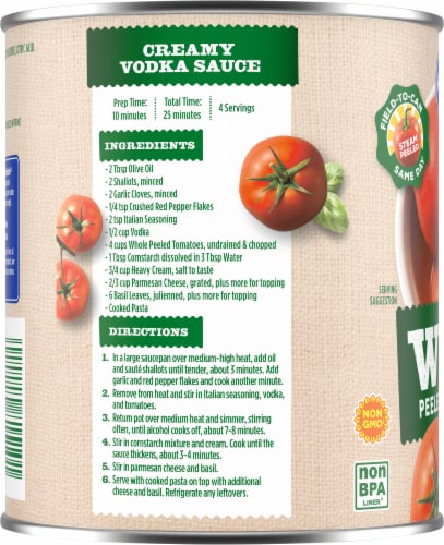Kroger® Whole Peeled Tomatoes in Tomato Juice Perspective: left