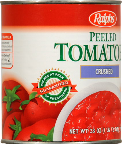 Ralphs Crushed Peeled Tomatoes Perspective: left