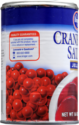 Kroger® Jellied Cranberry Sauce Perspective: left