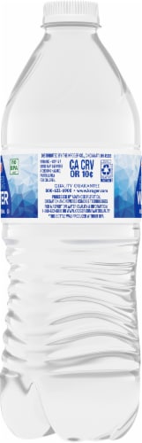 Fry's Purified Drinking Bottled Water Perspective: left