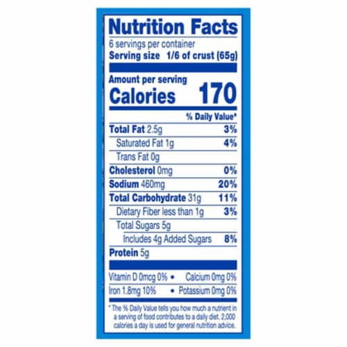 Kroger® Ready to Bake Pizza Crust Perspective: left